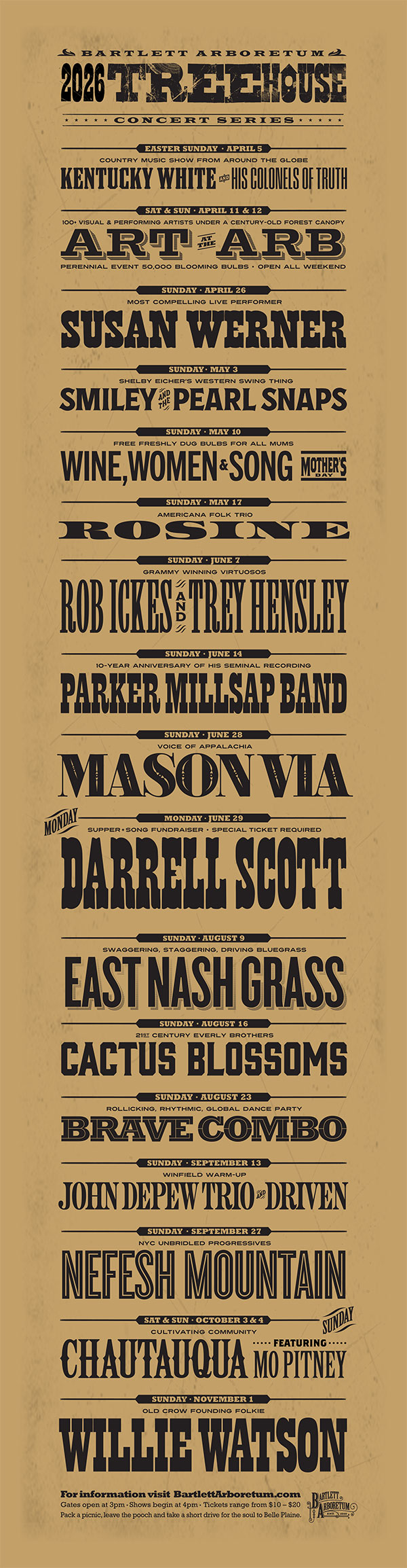 2026 Treehouse Concerts